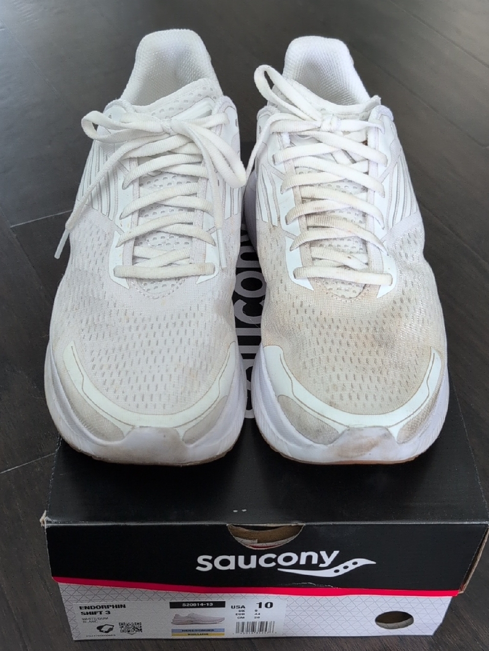Saucony Men's Endorphin Shift 3 Running Shoes Size 10 in White